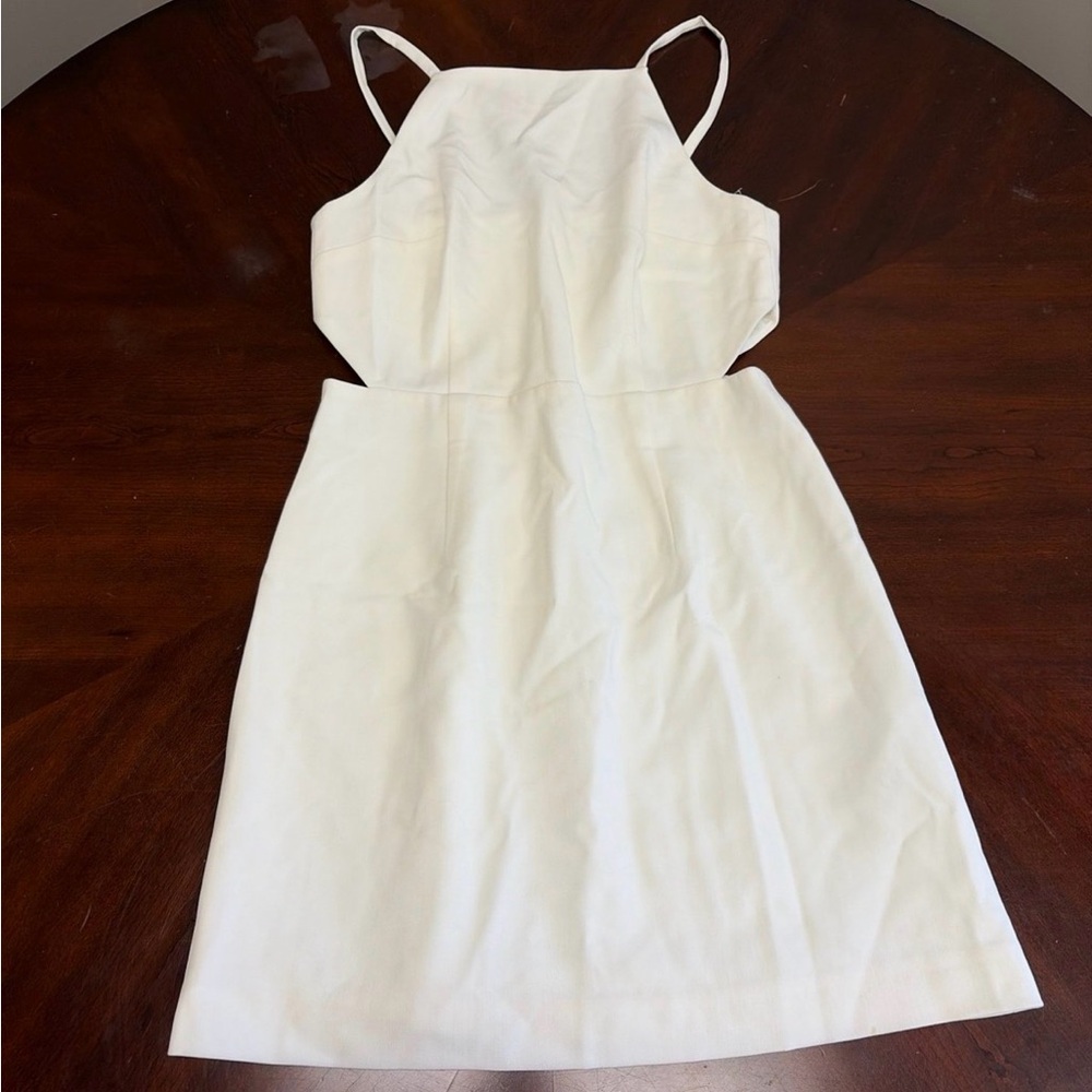 French Connection Cream Sleeveless Dress